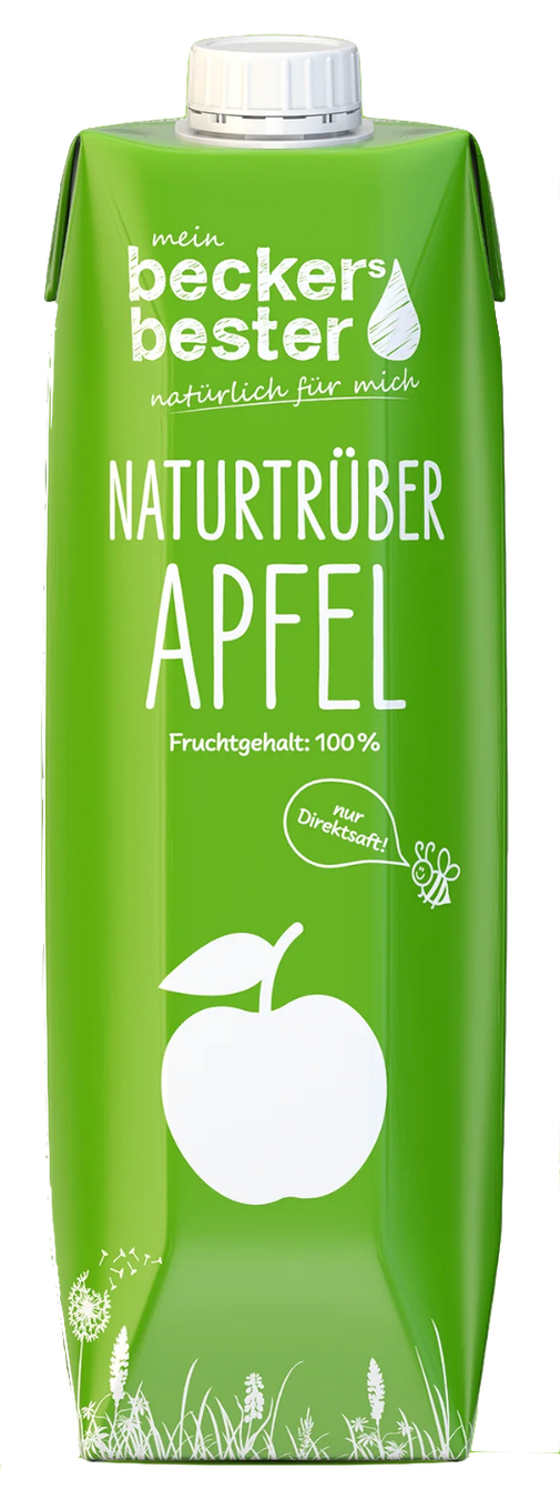 德國 100% 鮮榨無過濾蘋果汁 Becker Bester 100% Cloudy Apple Juice (1L)