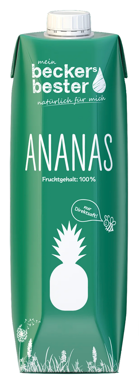 德國鮮榨菠蘿汁 Beckers Bester Pineapple Juice (1L)