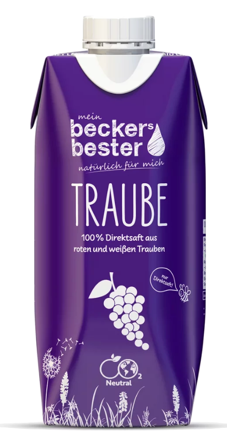 德國 100% 紅提子汁 Becker Bester 100% Red Grape Juice (330ml)