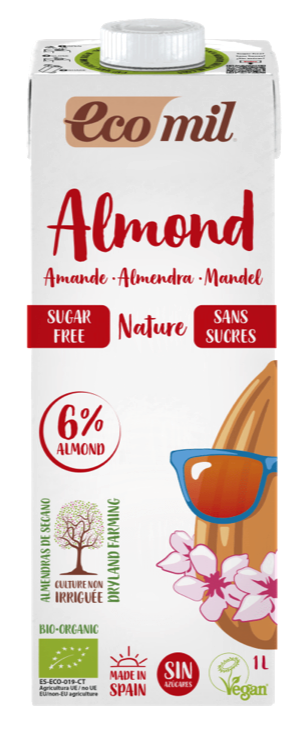 西班牙有機杏仁奶 Ecomil Organic Almond Drink (1L)