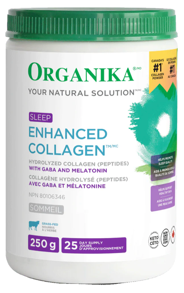 8折優惠 20% Off - 加拿大甜睡膠原蛋白粉 Organika Enhanced Collagen Sleep Powder (250g)