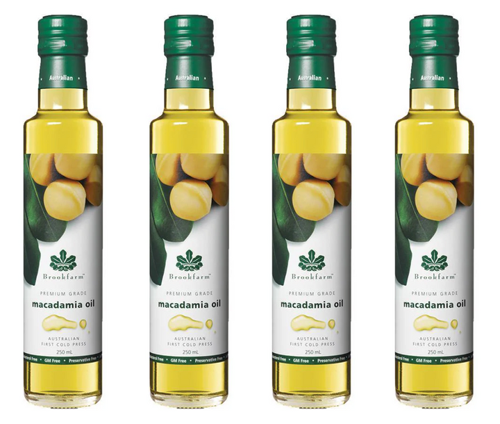 75折優惠 25% off:  特級冷榨澳洲堅果油4枝裝 (細) Brookfarm Premium Cold-Pressed Macadamia Oil 4 Bottles x 250ml