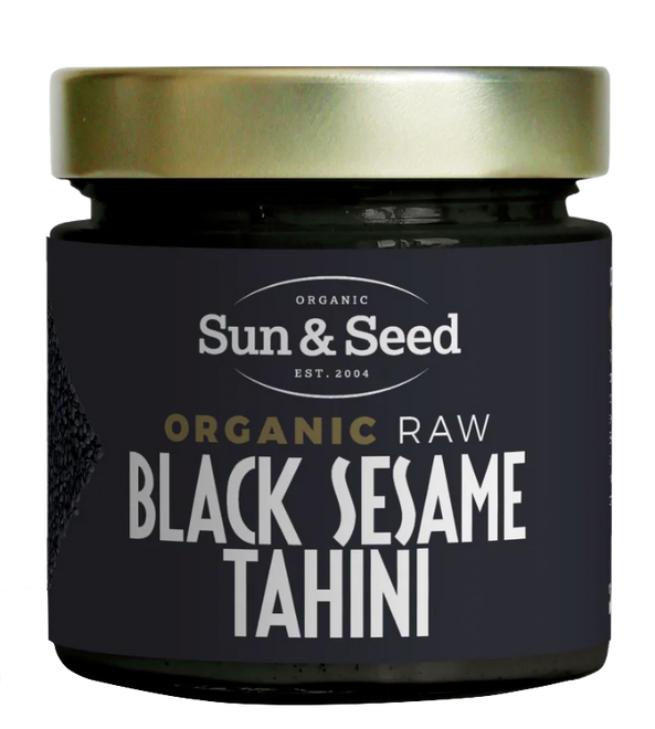 英國有機原生黑芝麻醬 Sun & Seed Organic Raw Black Sesame Tahini (200g)