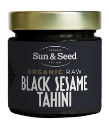 英國有機原生黑芝麻醬 Sun & Seed Organic Raw Black Sesame Tahini (200g)