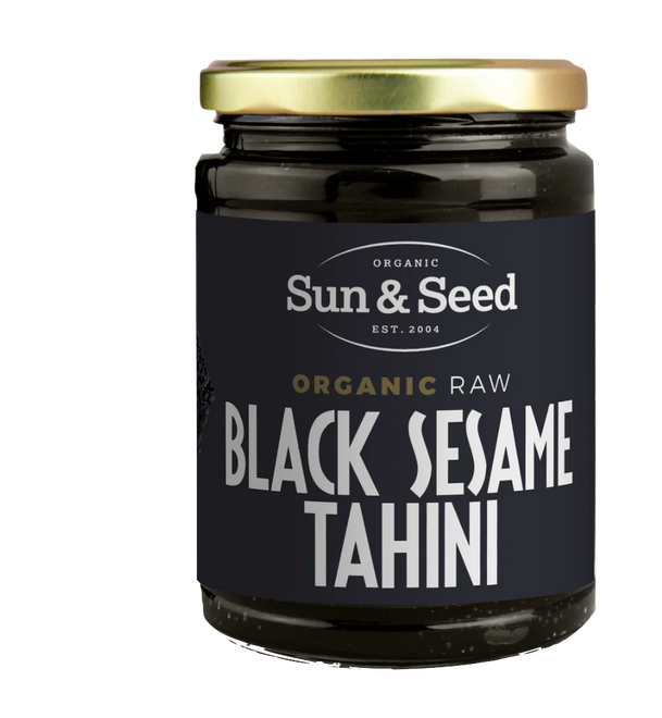 英國有機原生黑芝麻醬 - 大樽 Sun & Seed Organic Raw Black Sesame Tahini (500g)