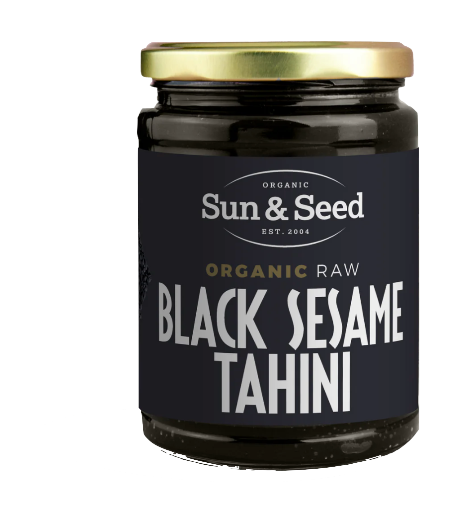 英國有機原生黑芝麻醬 - 大樽 Sun & Seed Organic Raw Black Sesame Tahini (500g)