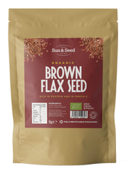 英國有機棕色亞麻籽 Sun & Seed Organic Brown Flax Seeds (1kg)