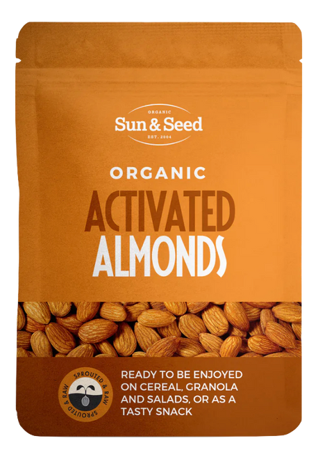 英國有機活性杏仁 Sun & Seed Organic Activated Almonds (200g)