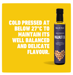 英國有機冷榨合桃油 Sun & Seed Organic Cold Pressed Walnut Oil (250ml)