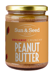 英國有機粒粒花生醬 Sun & Seed Organic Crunchy Peanut Butter (500g)
