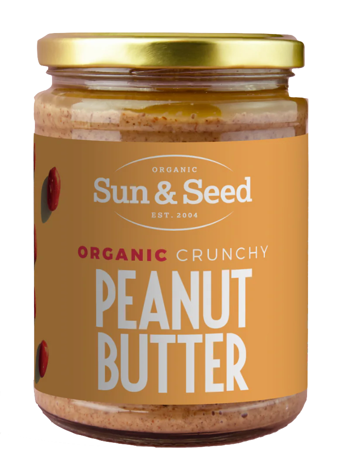 英國有機粒粒花生醬 Sun & Seed Organic Crunchy Peanut Butter (500g)