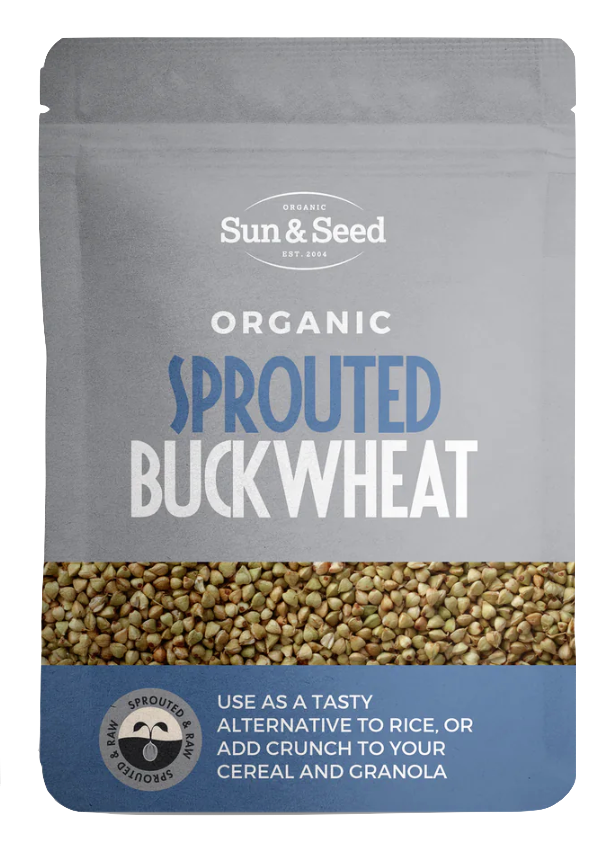 英國有機原生發芽蕎麥 Sun & Seed Organic Sprouted & Raw Buckwheat (250g)