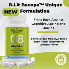 RN08 記憶+ Refine Naturals MEMORY+ (60 capsules)