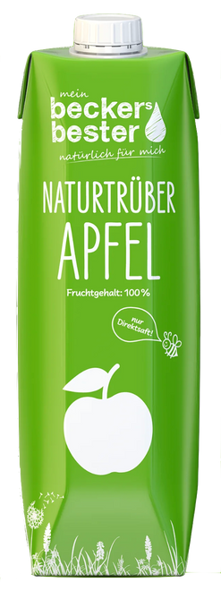 德國 100% 鮮榨無過濾蘋果汁 Becker Bester 100% Cloudy Apple Juice (1L)