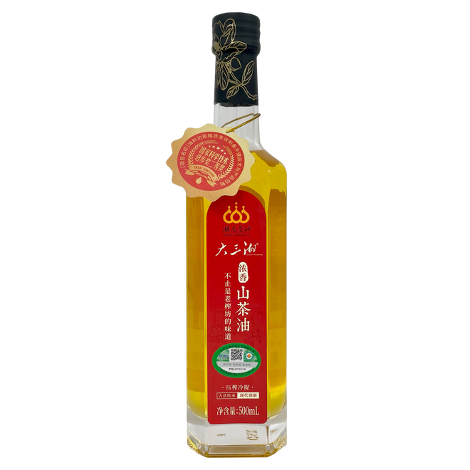 大三湘有機濃香山茶油 (細) Great Sanxiang Organic Camellia Oil (500ml)