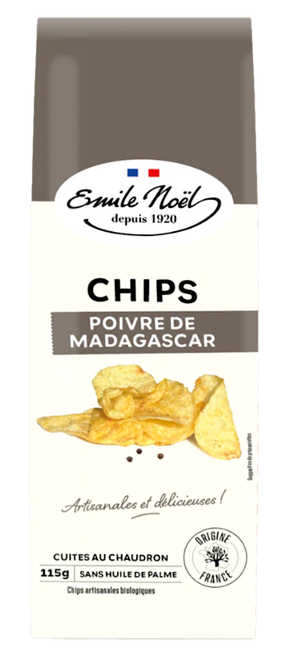法國有機薯片 - 香辣 Emile Noel Organic Potato Chips - Pepper (115g)