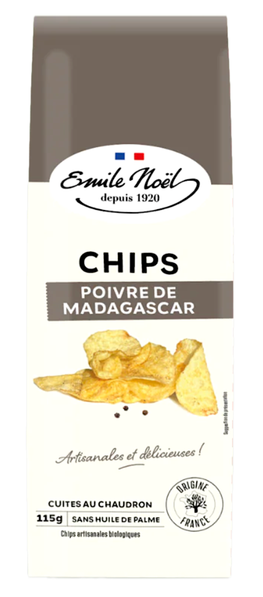 法國有機薯片 - 香辣 Emile Noel Organic Potato Chips - Pepper (115g)
