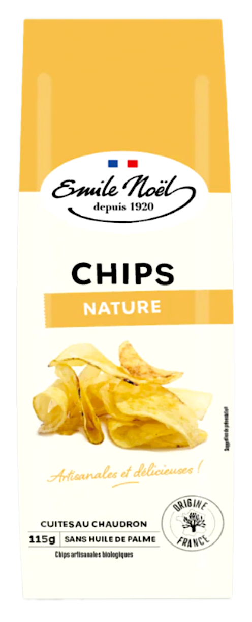 法國有機薯片 - 原味 Emile Noel Organic Potato Chips - Plain (115g)