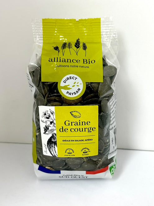 有機原生南瓜籽 alliance Bio Organic Raw Pumpkin Seeds (250g)