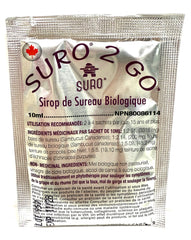 加拿大有機接骨木及紫錐花潤喉露包 (10毫升) SURO 2 GO Organic Elderberry Syrup (1 sachet x 10ml)