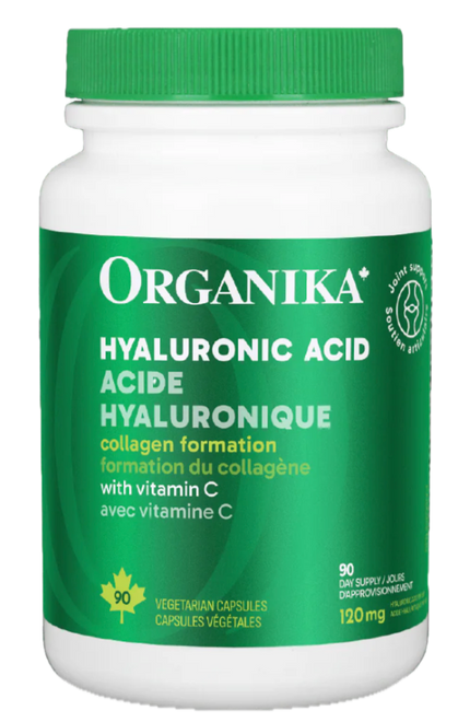 加拿大透明質酸維他命 C 膠囊  Organika Hyaluronic Acid with Vitamin C (90 capsules)