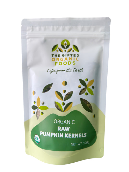 有機原生南瓜籽 The Gifted Organic Foods Organic Raw Pumpkin Kernels (300g)