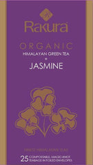 喜馬拉雅山有機綠茶 + 茉莉花 Rakura Organic Himalayan Green Tea + Jasmine (25 tea bags)