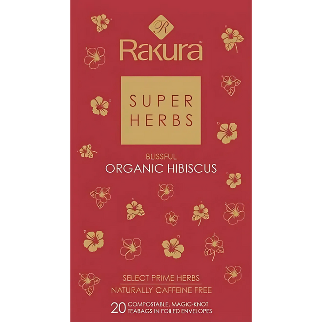 喜馬拉雅山有機大紅花茶 Rakura Super Herbs Organic Hibiscus Tea (20 tea bags)