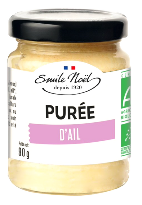 法國有機蒜茸醬 Emile Noel Organic Garlic Puree (90g)