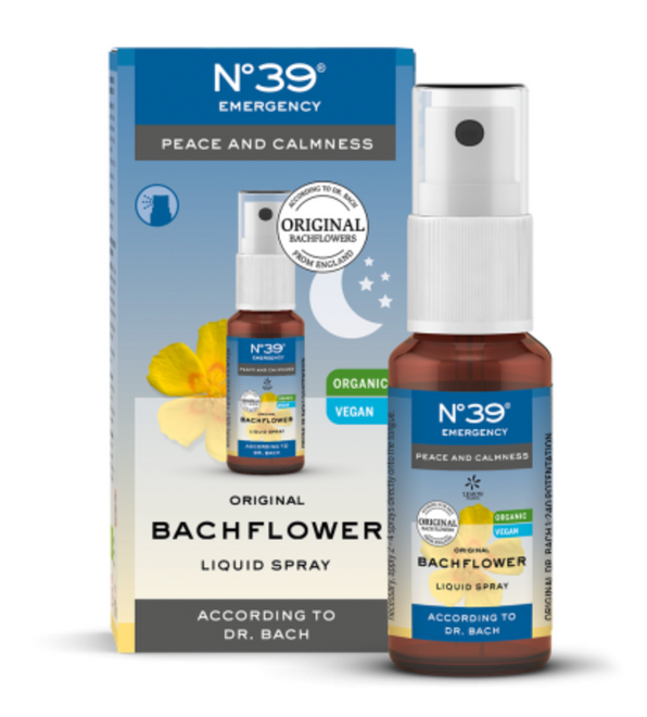 N°39 巴哈花精晚間噴劑 Bach Flower Liquid Spray Peace and Calmness (20ml)