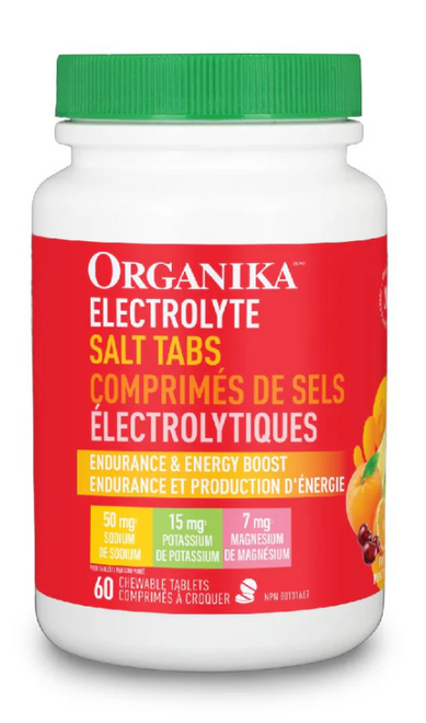 加拿大電解礦物質咀嚼片 Organika Electrolytes Chewable Tablets (60 tabs)