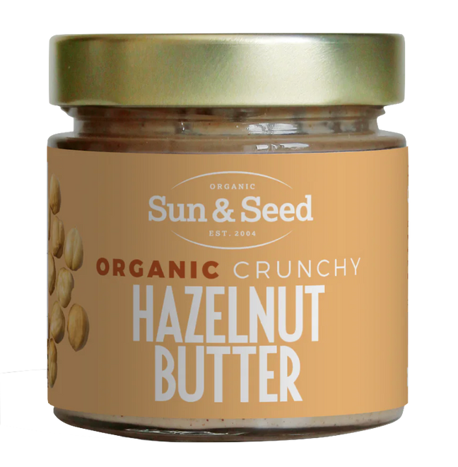 英國有機脆烤榛子醬 Sun & Seed Organic Toasted Crunchy Hazelnut Butter (200g)
