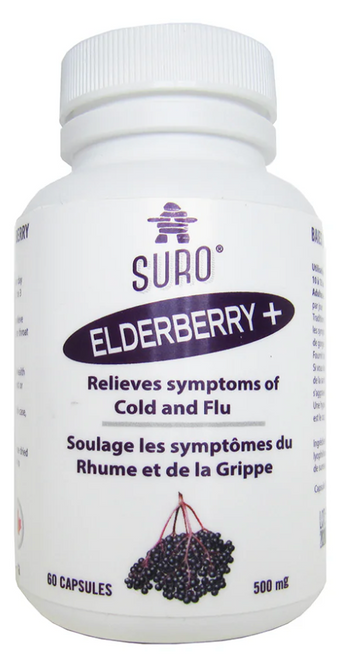 加拿大有機凍乾接骨木莓 SURO Organic Freeze Dried Elderberry (60 caps)
