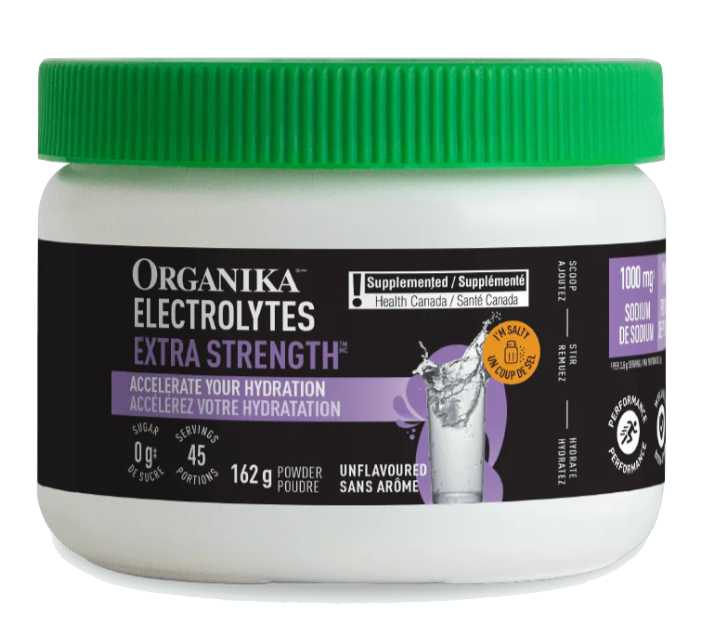 加拿大特強電解礦物質冲劑 - 原味 Organika Electrolytes Extra Strength - Unflavoured (162g)