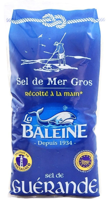 法國鯨魚牌天然粗海鹽 La Baleine Guérande Coarse Sea Salt (800g)