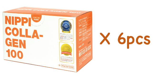 15% off 美顏膠原蛋白肽 6盒 (每盒30x3克) Nippi Collagen 100 for Skin Health 6 Boxes (30x3g each)