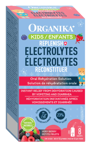 兒童 Isotonic 電解礦物質冲劑 - 雜莓味 Organika Kids Isotonic Electrolytes (Very Berry) (8 x 6.5g)