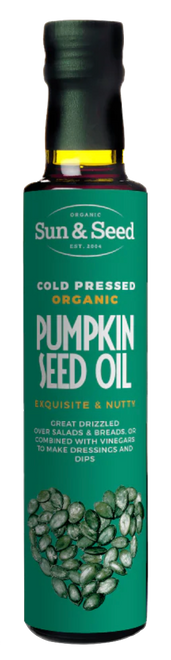 英國有機冷榨南瓜籽油 Sun & Seed Organic Cold Pressed Pumpkin Seed Oil (250ml)