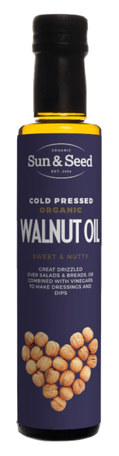 英國有機冷榨合桃油 Sun & Seed Organic Cold Pressed Walnut Oil (250ml)
