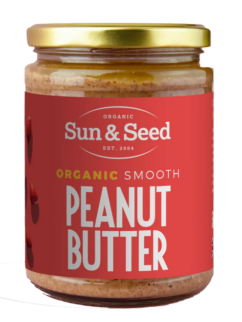 英國有機香滑花生醬 Sun & Seed Organic Smooth Peanut Butter (500g)
