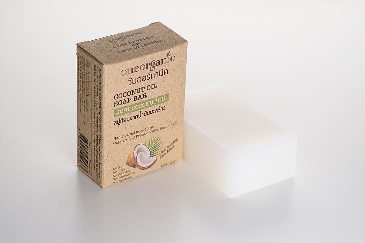 有機冷壓椰子油皂 OneOrganic Organic Cold Pressed Coconut Oil Soap Bar (100g)