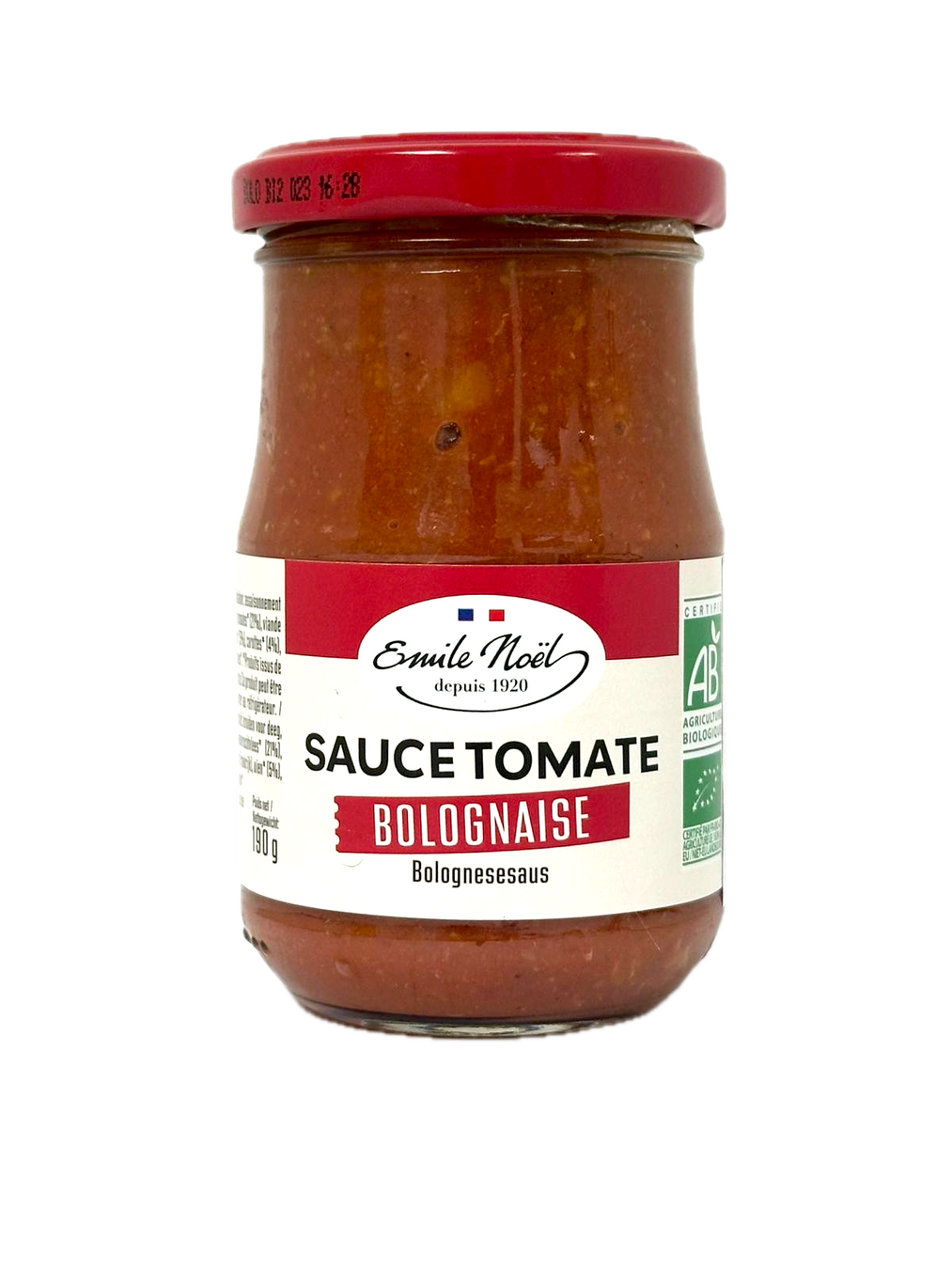 法國有機蕃茄肉碎意粉醬 Emile Noel Organic Bolognese Sauce (190g)