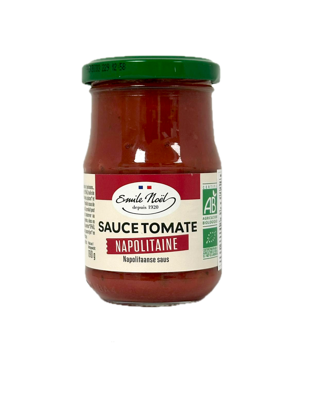 法國有機拿破崙意粉醬 Emile Noel Organic Neapolitan Sauce (190g)
