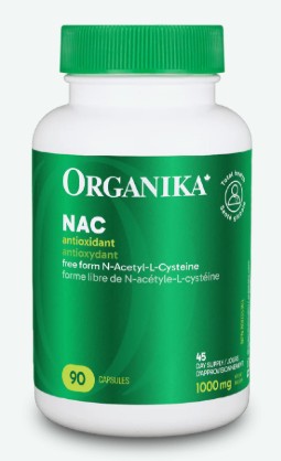 加拿大NAC 膠囊 Organika NAC (N-Acetyl-L-Cysteine) (90 capsules)