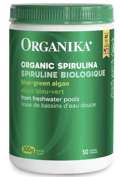 加拿大有機 100% 螺旋藻粉 Organika Spirulina Powder (300g)