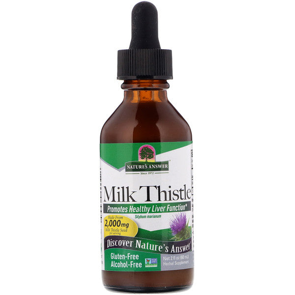 清肝液態乳薊草 (不含酒精) Nature's Answer Milk Thistle (60ml)