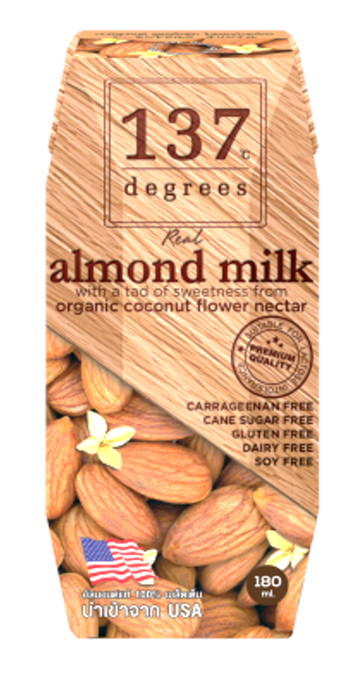 原味杏仁奶 137 Degrees Almond Drink Original 180ml