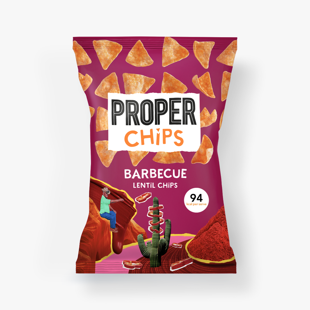 小扁豆脆片BBQ風味 (大) Proper Chips Barbecue Lentil (85g)