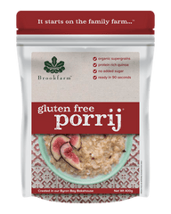 澳洲農場無麥麩糙米果仁糊 Brookfarm Gluten Free Brown Rice Macadamia Porrij (400g)