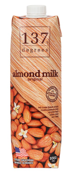 原味杏仁奶 137 Degrees Almond Drink Original 1L – 食療主義有限公司 WeHealth Limited